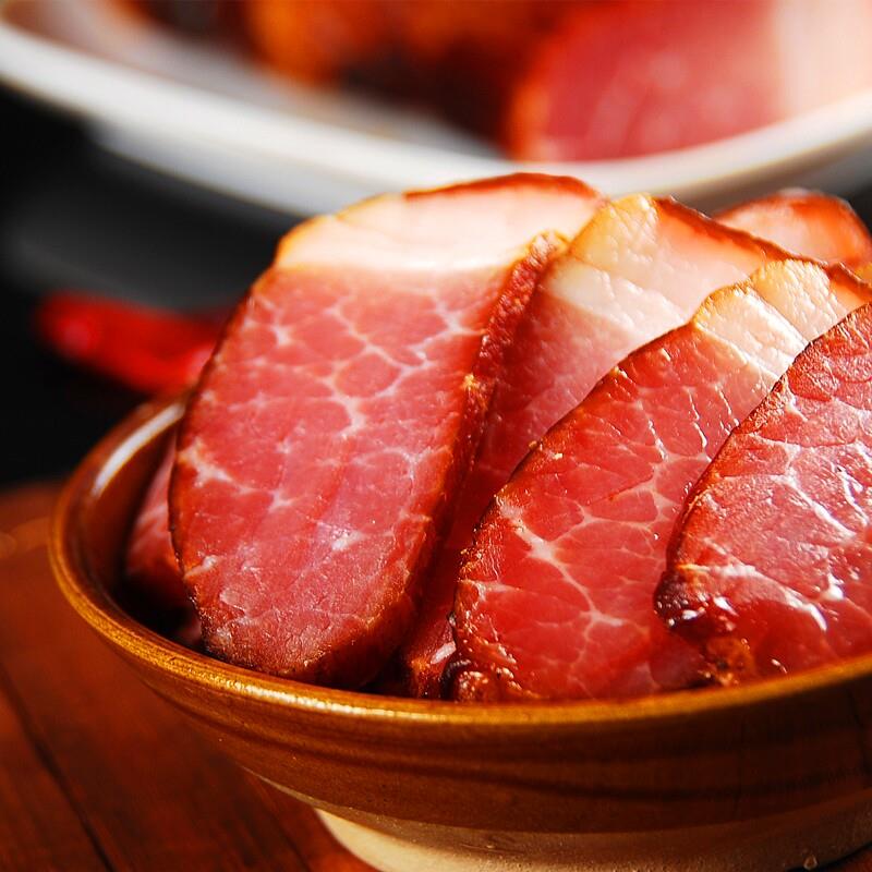 新货四川腊肉 二刀后腿柴火烟熏腊肉熏肉咸肉培根 正宗四川特产50