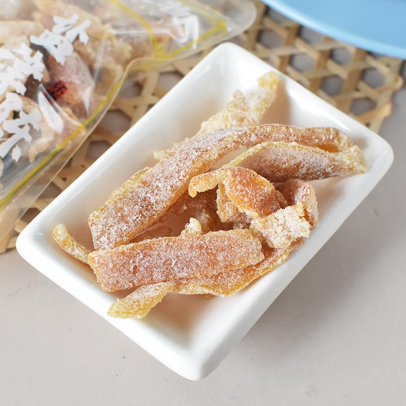亲喔盐津陈皮500g杭州特产甘草橘果皮独立小包装果脯蜜饯零食