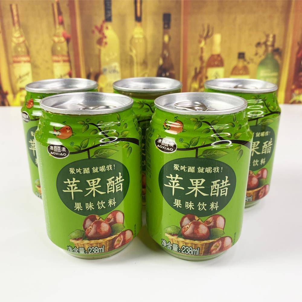 苹果醋果味饮料整箱24瓶装酒席餐饮外卖饮料解渴好喝的饮料饮品