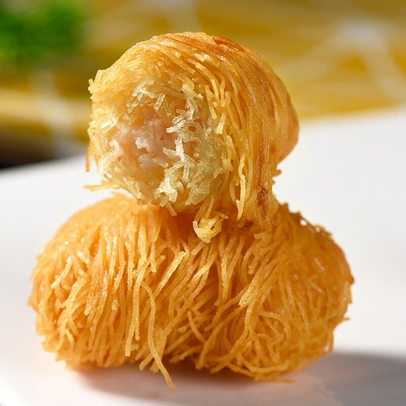 食用面包丝祥口福酥皮丝食用千丝万缕虾缠绕面线虾冷冻油炸金丝卷