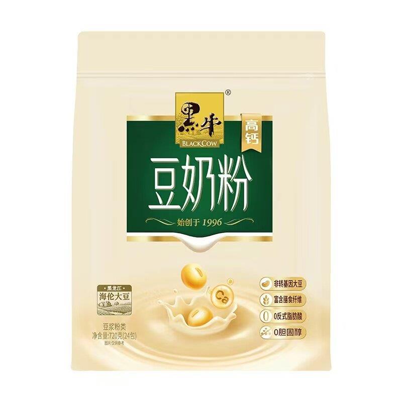 黑牛豆奶粉高钙1000g 营养早餐豆浆粉速溶即食冲饮代餐维他命360g