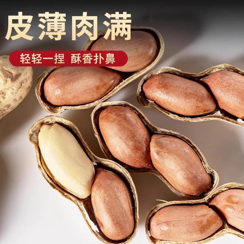 2025新货现炒正宗小珍珠花生原味原香铁锅柴火炒花生带壳原味