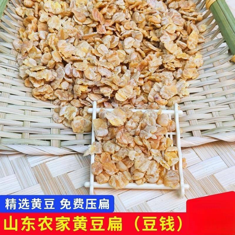 山东黄豆扁子豆钱钱子枣庄济宁徐州特产农家自种五谷杂粮粥500g豆