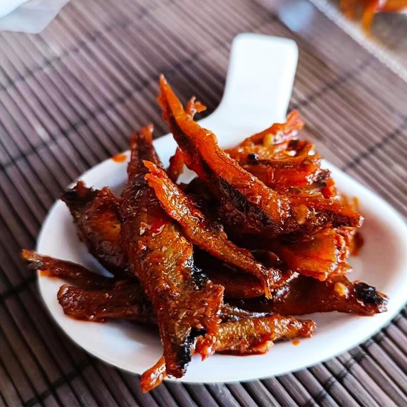 李辉毛毛鱼湖南特产平江50克麻辣小鱼仔香辣小鱼干熟食小吃零食
