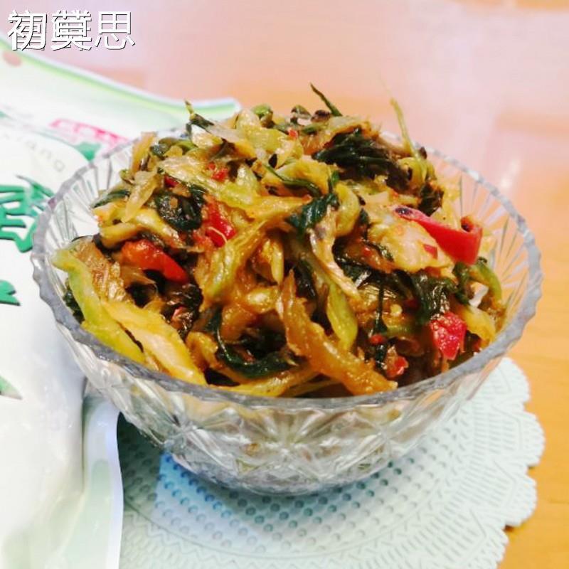 芜湖狄港荻港老许香菜安徽芜湖繁昌获港特产非甘氏泾县袋装辣白菜