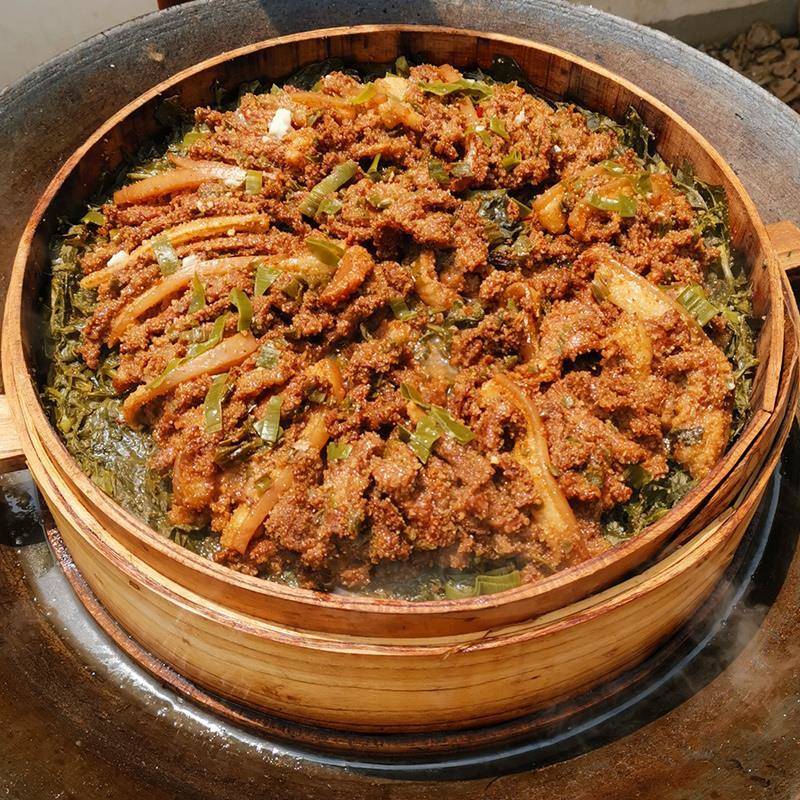 原味自制蒸肉粉蒸排骨调料500g蒸菜荆门钟祥特产农家粉蒸肉米粉面
