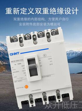 正泰NM1B塑壳断路器空气开关63A 100A 160A 200A 250A 400A 3P 4P