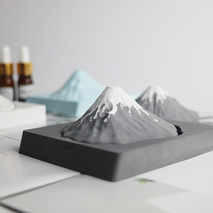 富士山车载摆件无火香薰日系个性 日式 家用创意淡香扩香石礼物