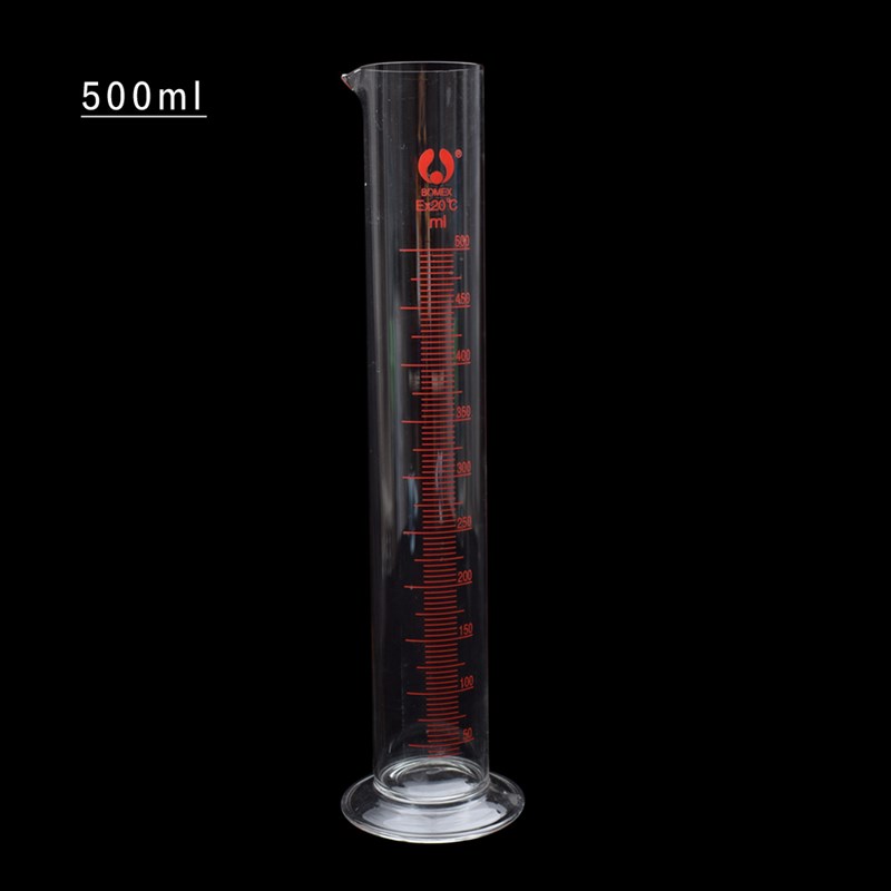 玻璃刻度量筒 直型量杯100ml250ml500ml1000ml玻Z璃量杯清晰