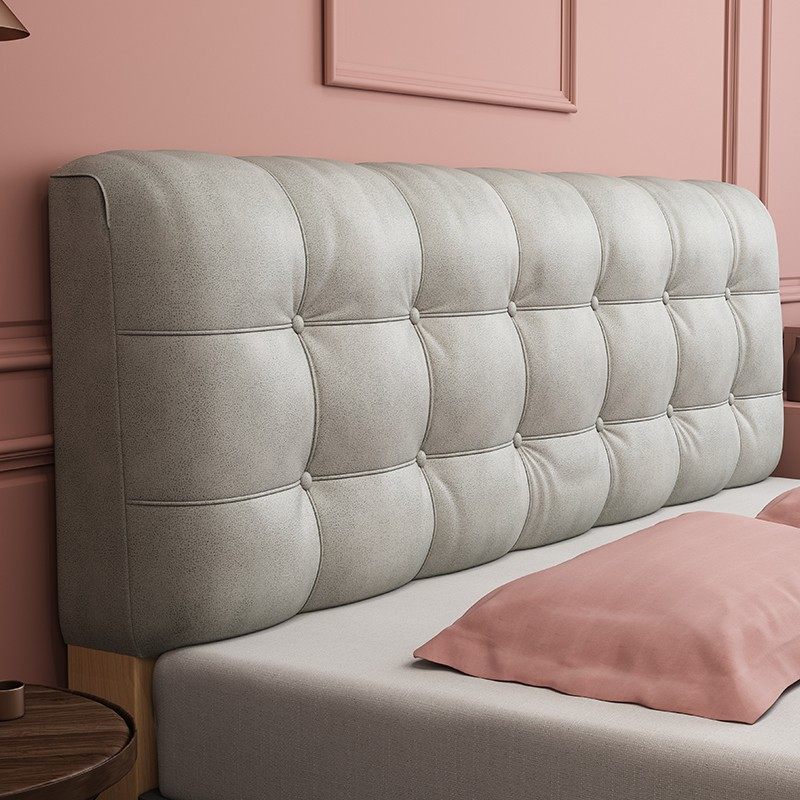 床头靠垫护腰现代靠枕 实木床头板改造软包布艺床上靠背罩,居家布艺,床头靠垫,淘宝优惠券,粉丝福利购,淘宝优惠卷