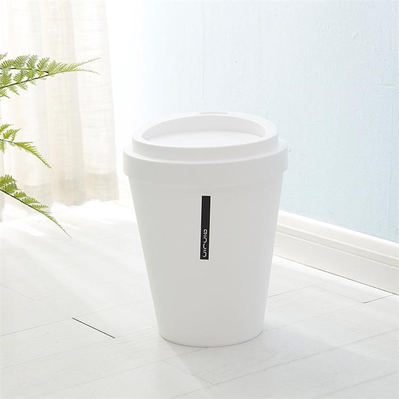 创意桌面垃圾桶迷你带盖小号家用客厅卧室床头创意摇盖垃圾筒