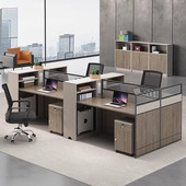 职员办公桌椅办公室员工财务工位家具四位屏风卡位