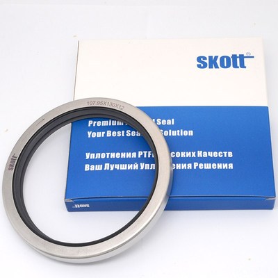轴径100-104.6skott进口不锈钢油封单双唇高速轴耐腐蚀铁氟龙