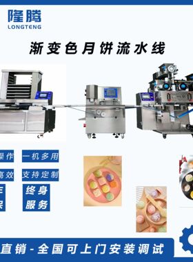 SV-380四重包馅机渐变流心月饼盖皮月饼金镶玉月饼福饼成型机