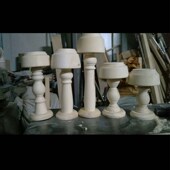 实木加工定制木材木车木加工艺术定制木头瓶圆台脚学生毕业作品