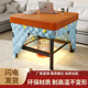烤火桌子烤火架正方形冬天取暖桌麻将桌餐桌两用