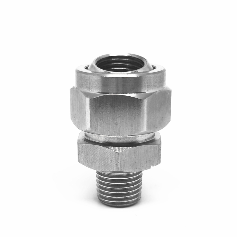 锈钢调球形接头高压扇形锥形喷头喷嘴分水管万向旋转接头