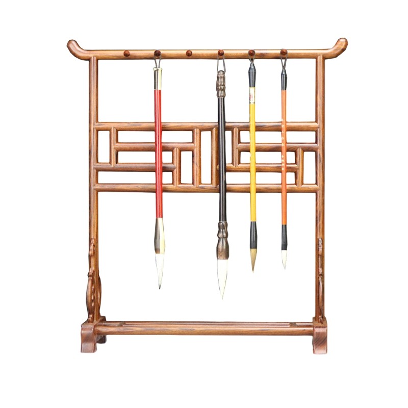 红木梨红檀实木毛笔架大号明式毛笔挂书法用品创,文具电教/文化用品/商务用品,文房四宝,淘宝优惠券,粉丝福利购,淘宝优惠卷