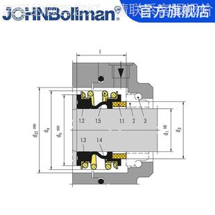 上海博格-曼机封 弹性波密纹管机械封 11MG11-MG1/11/61-G6水泵机