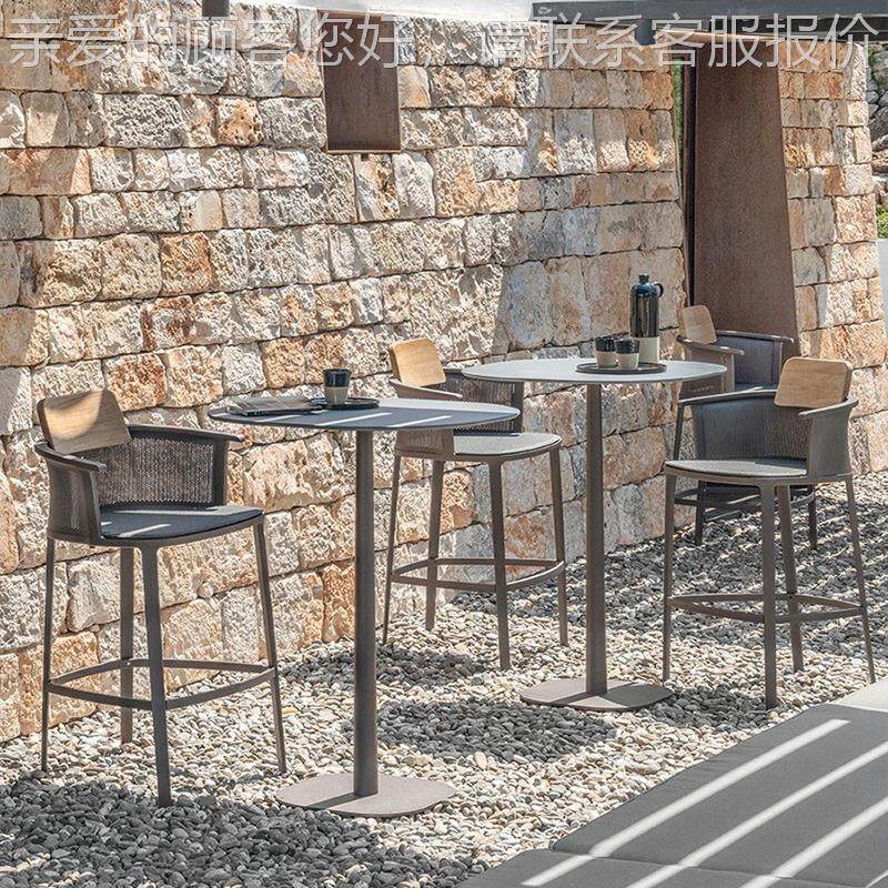 户外椅组吧台桌藤单人休闲餐椅椅三件套合庭院防my552水防晒露天,商业/办公家具,商用藤编家具,淘宝优惠券,粉丝福利购,淘宝优惠卷