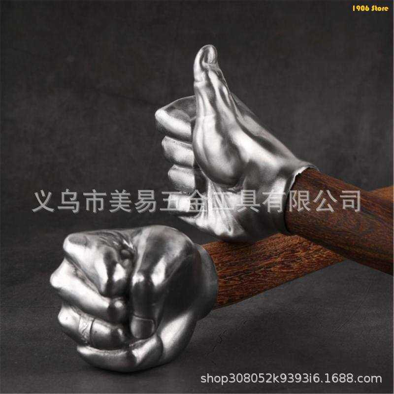 不锈钢拳锤实心车载多功能工具工艺品摆件家庭和花园使用