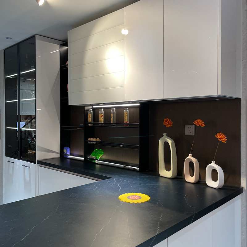 北京全屋定都市斜杆青年餐边柜轻奢客厅收纳柜子储物柜靠墙高柜