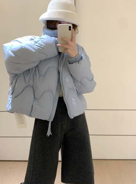 SANTA GROVE-休闲简约双头拉链保暖羽绒服外套