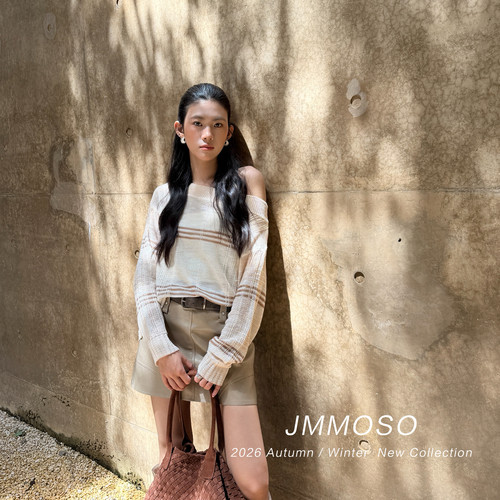 ZY GODDESS-新慵懒松弛感时尚条纹斜肩圆领两穿宽松针织衫JQ6508