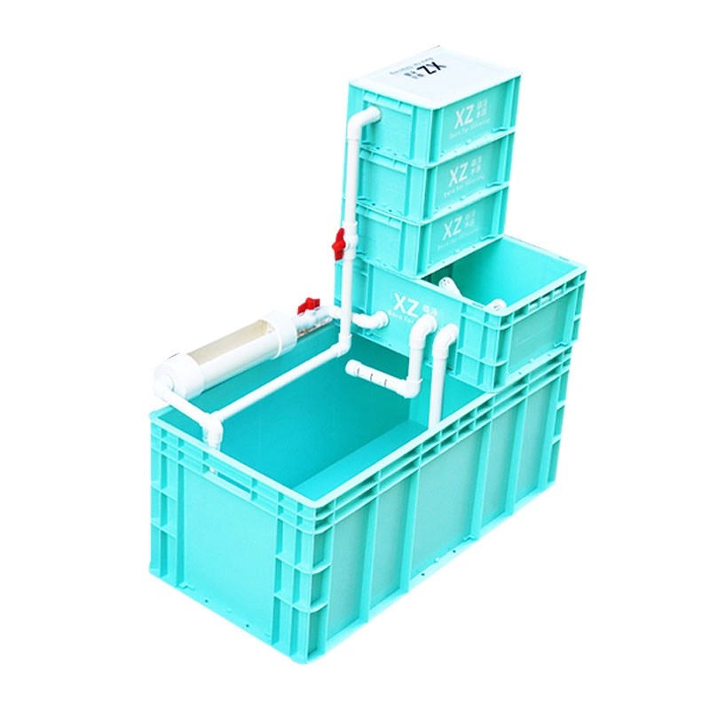 周转箱养龟箱鱼缸龟缸过滤器乌龟饲养缸沼泽免换水生态沼泽乌龟缸
