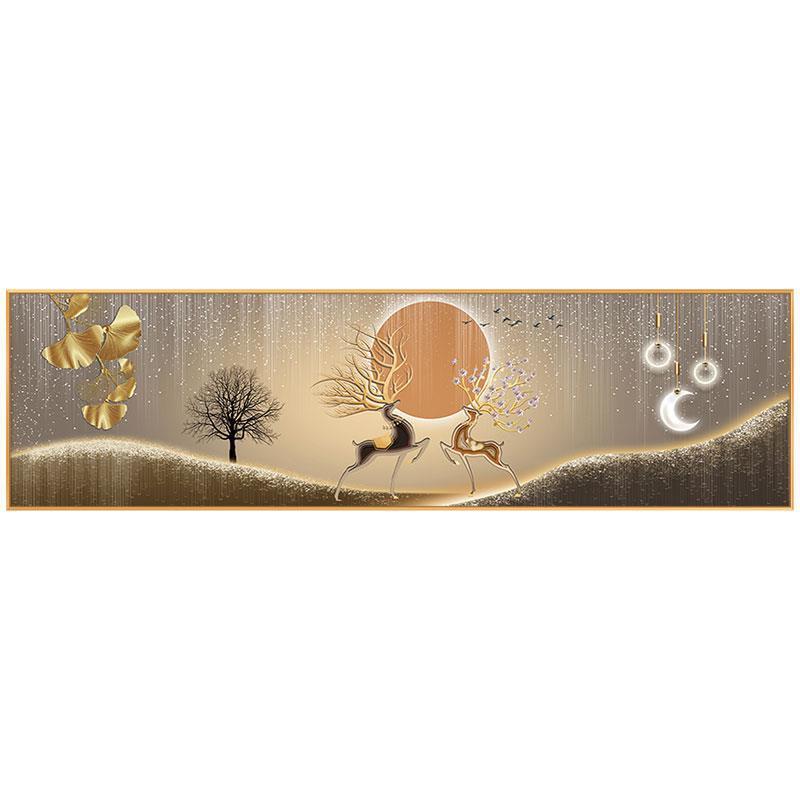【折扣价】房现代轻奢卧室床头装饰画高店档酒间主卧背景墙壁画客图片