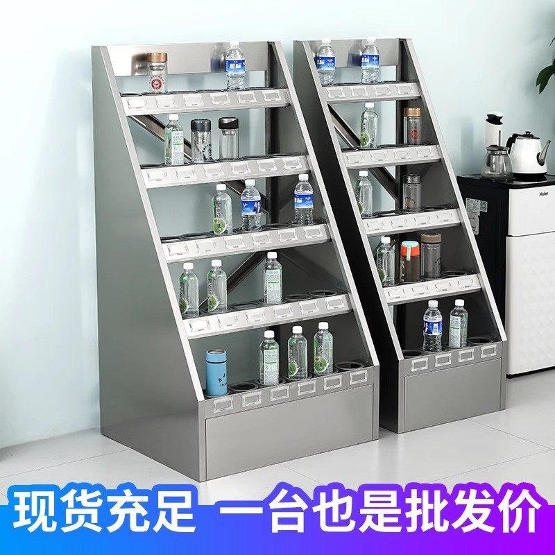 不锈钢水杯架工厂车间员工茶杯柜教室多格茶杯置物架茶水间定制,商业/办公家具,办公茶水柜,淘宝优惠券,粉丝福利购,淘宝优惠卷