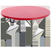 圆桌餐桌大圆桌小户型塑料圆形吃饭桌子