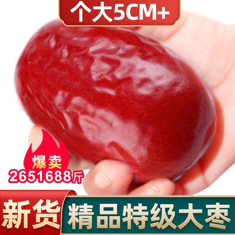 新疆和田大枣正宗红枣特级新疆骏枣新货5斤整箱特产干官方旗舰店