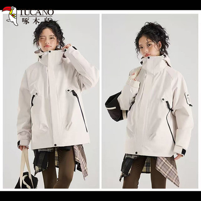 TUCANO/啄木鸟【男女情侣同款】防水防风登山户外冲锋衣户外夹克