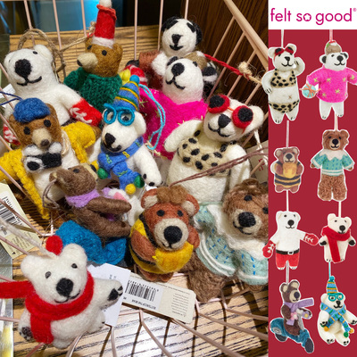 feltsogood小熊合集包包挂件