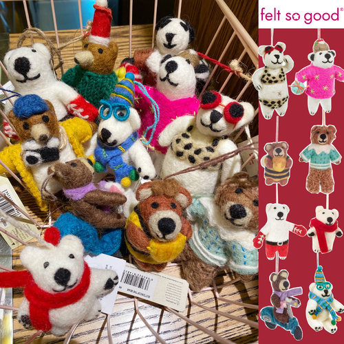 feltsogood小熊合集包包挂件