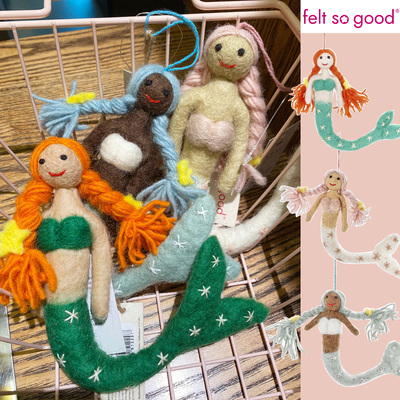 feltsogood手工制作美人鱼挂件