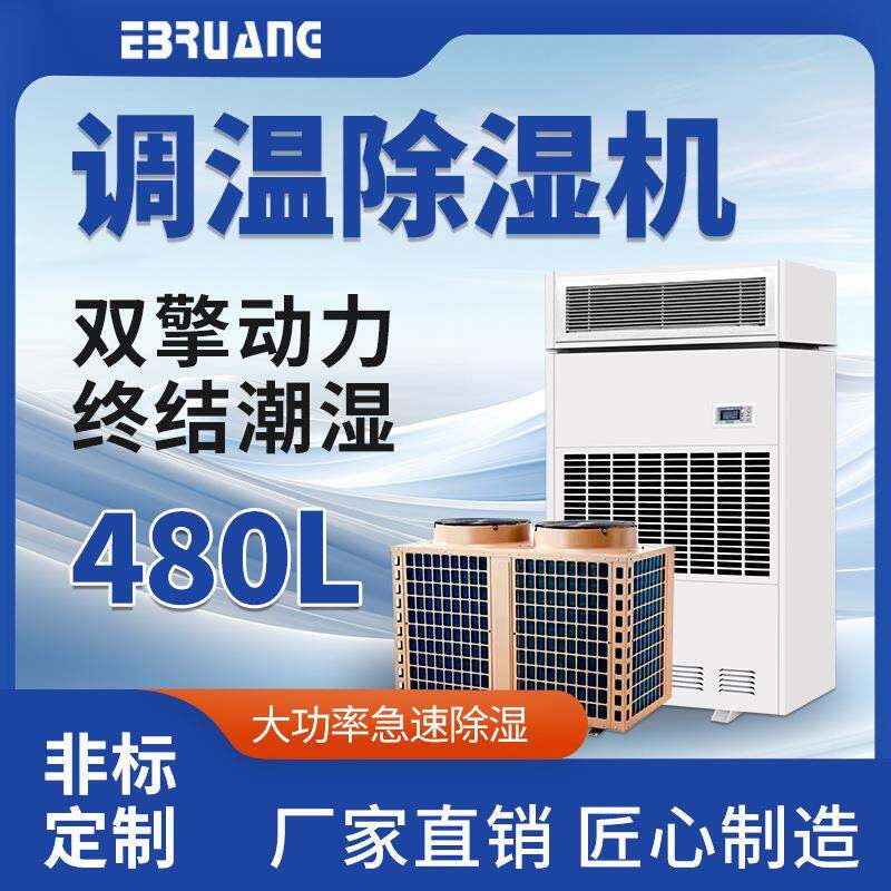 调温抽湿除湿机工业升温电加热厂房大功率除湿大空间适用