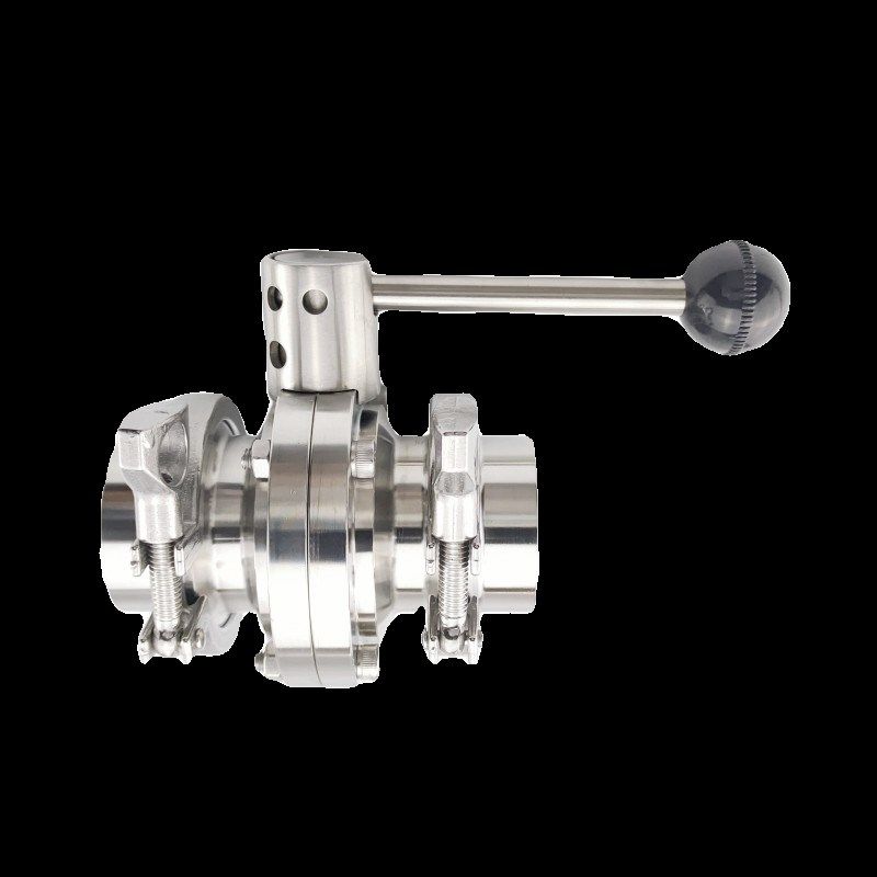 卫生级快装蝶阀304不锈钢卡箍式接头蝶阀整套快接卡盘316蝶阀套装,五金/工具,蝶阀,淘宝优惠券,粉丝福利购,淘宝优惠卷