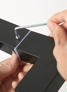 玻璃门拉手不锈钢方管黑色双弯灰白偏斜脚烤漆电镀有框地弹簧把手