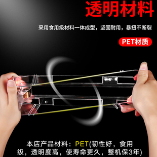 中支烟推烟器自动弹簧出推拉超市宽烟烟架推进器双边取烟盒展示架