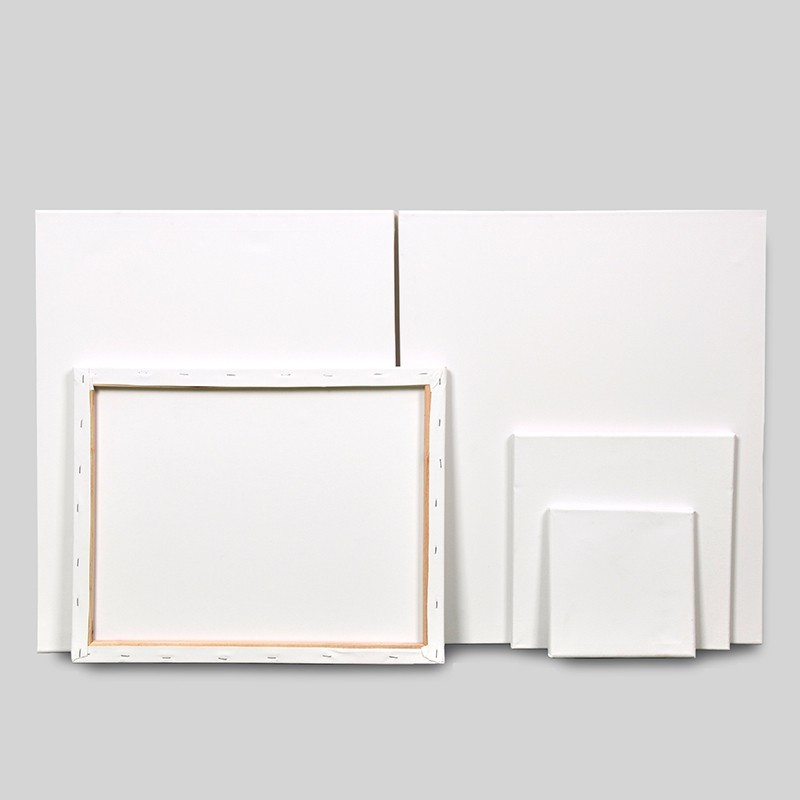 空白油画框带画布亚麻美术学生练习绘画材料工具油画布框套装