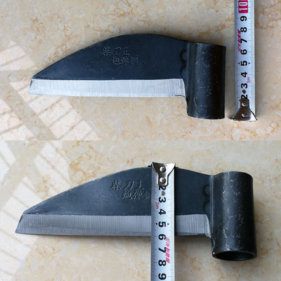 镰刀割草砍柴镰刀头农用镰刀头大直头锰钢淬火加厚镰刀头收割镰刀