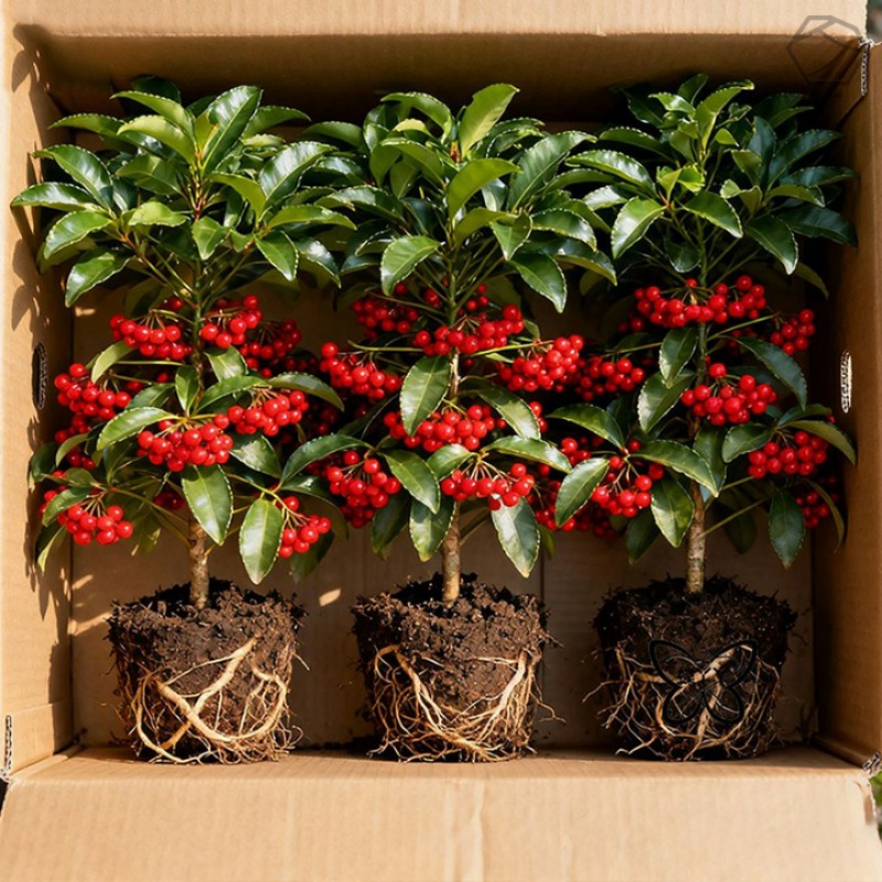 【带果发货】富贵籽盆栽富贵子树苗红红火火室内耐寒植物摆件花卉