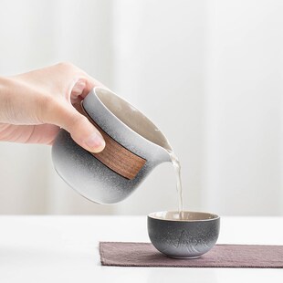 旅行茶具套装 远山户外功夫茶具车载便携陶瓷快客杯新款