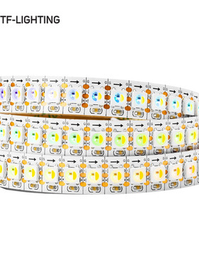 LED全彩四合一SK6812RGBNW自然白内置IC5050贴片可编程精品软灯带