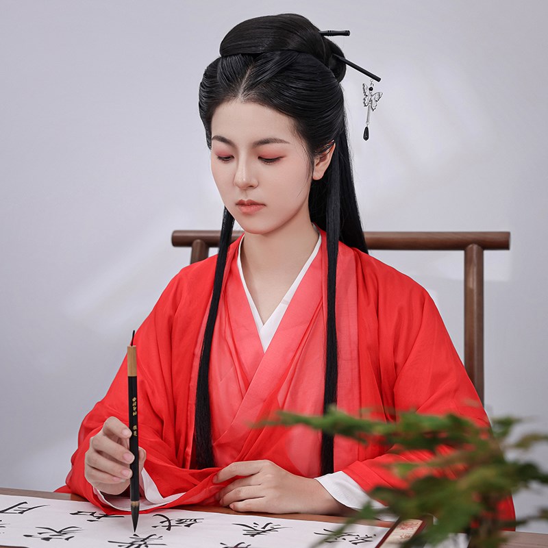 西泠印社《一鹿高升》文房四宝礼盒套装毛笔砚台墨条笔搁镇尺礼盒