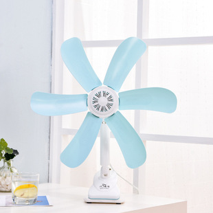 六叶夹扇小风扇小型微风扇学生宿舍床头静音迷你电风扇夹子寝室扇
