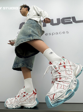 鞋子男鞋2025新款潮流百搭男士休闲鞋透气防臭秋冬季内增高老爹鞋