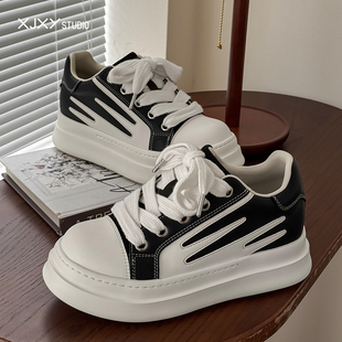 新款潮流秋冬季透气板鞋增高鞋子男鞋小白鞋青年男士休闲鞋运动鞋